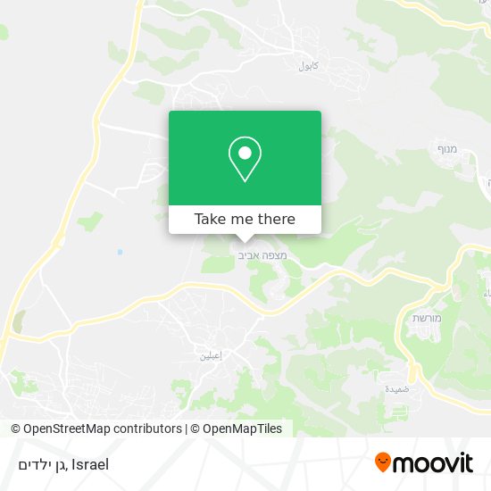 גן ילדים map