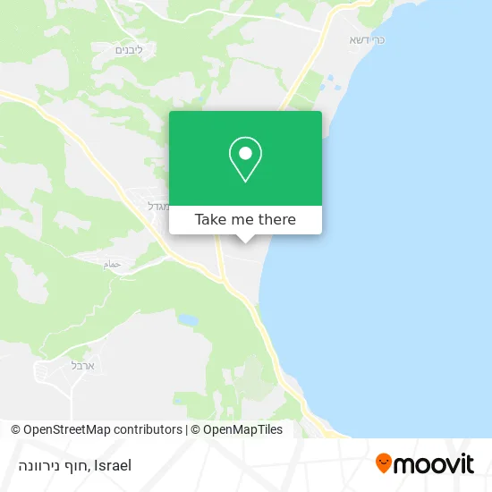 Карта חוף נירוונה