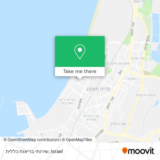 שירותי בריאות כללית map