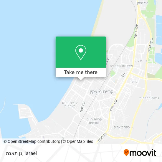 Карта גן תאנה