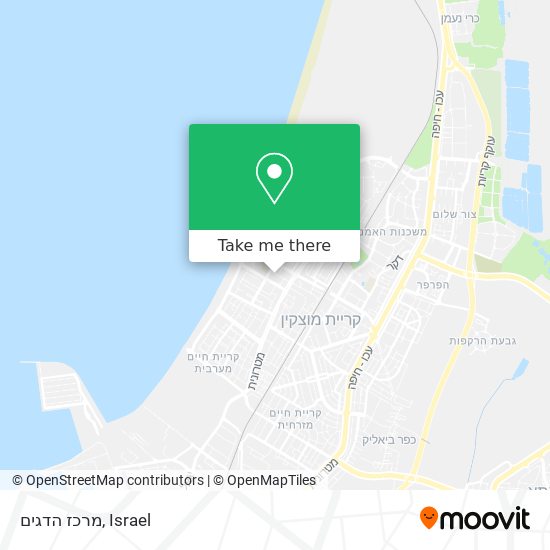 מרכז הדגים map