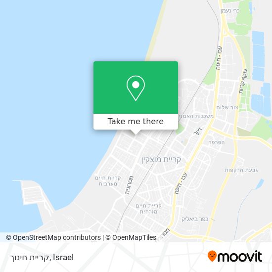 קריית חינוך map