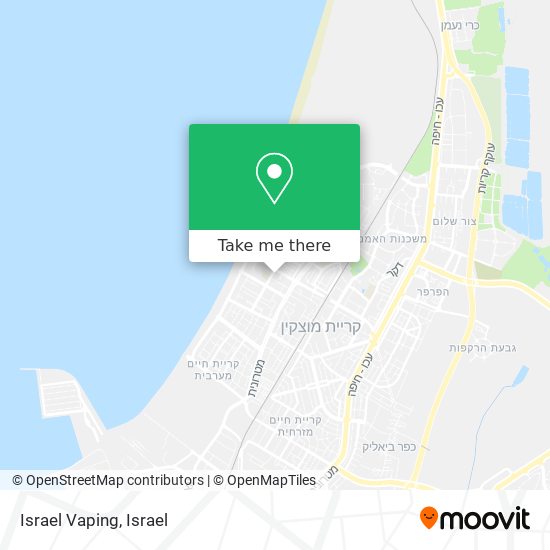 Israel Vaping map