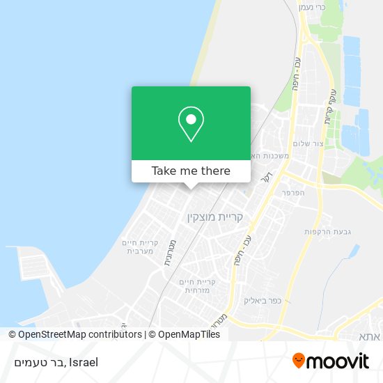 בר טעמים map