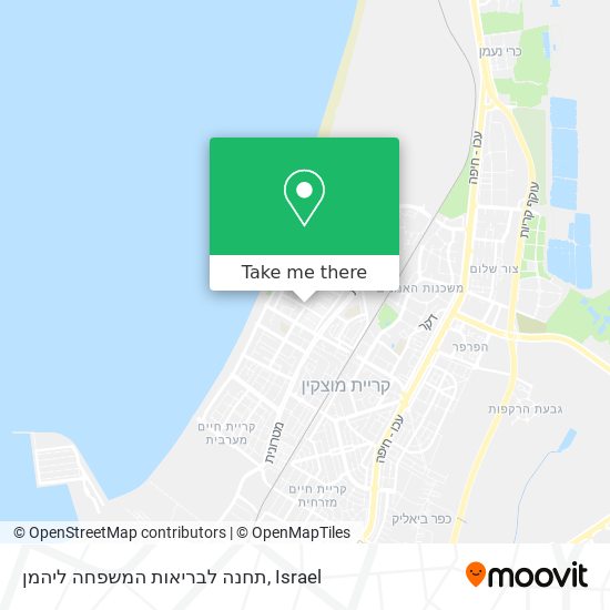 תחנה לבריאות המשפחה ליהמן map