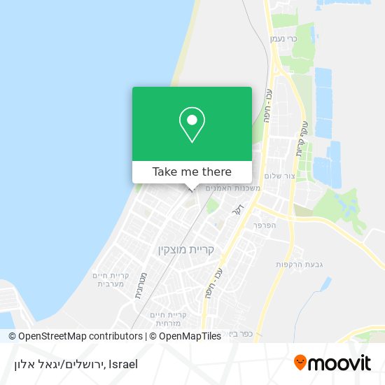 ירושלים/יגאל אלון map