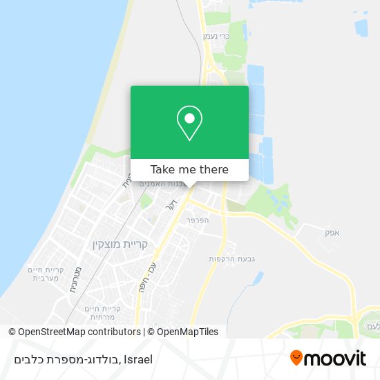 בולדוג-מספרת כלבים map