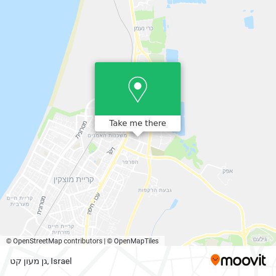 גן מעון קט map