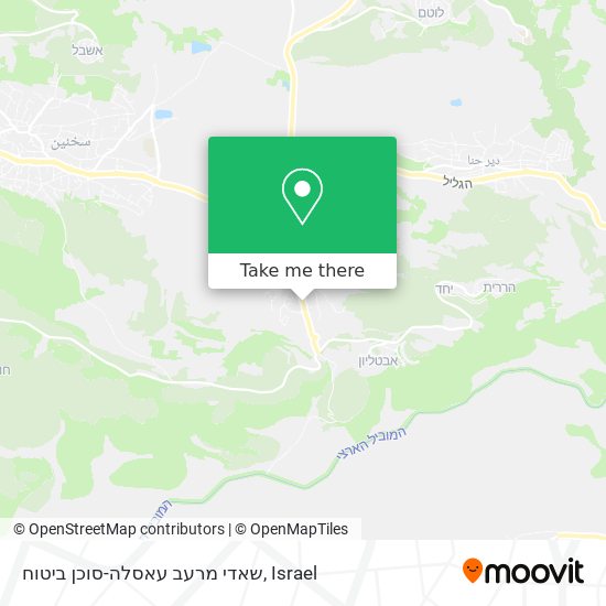 שאדי מרעב עאסלה-סוכן ביטוח map