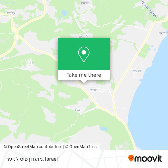 מועדון פיס לנוער map