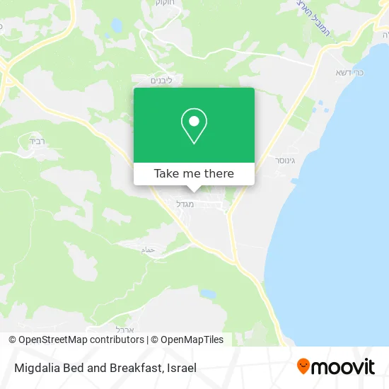Карта Migdalia Bed and Breakfast