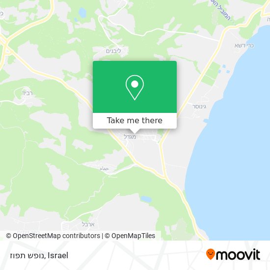 נופש תפוז map