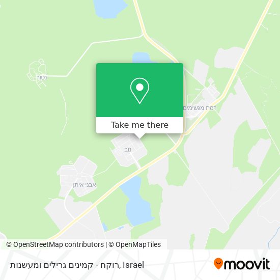 רוקח - קמינים גרילים ומעשנות map