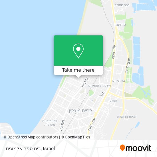 בית ספר אלמוגים map