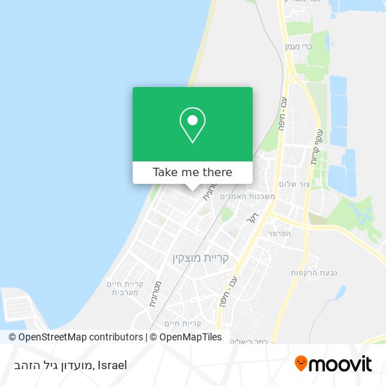 מועדון גיל הזהב map