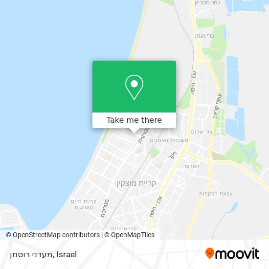 מעדני רוסמן map