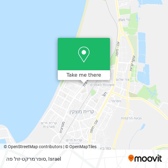 סופרמרקט-זול פה map