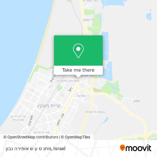 מתנ ס ע ש אופירה נבון map