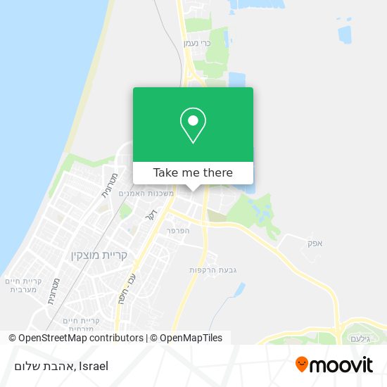 אהבת שלום map