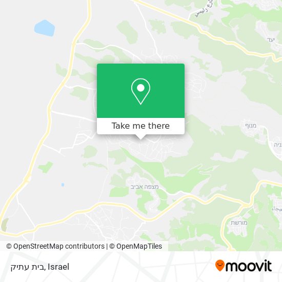 בית עתיק map