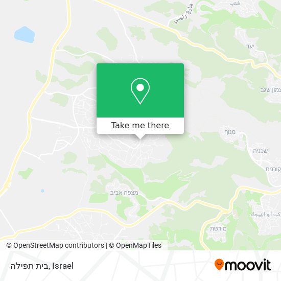 בית תפילה map