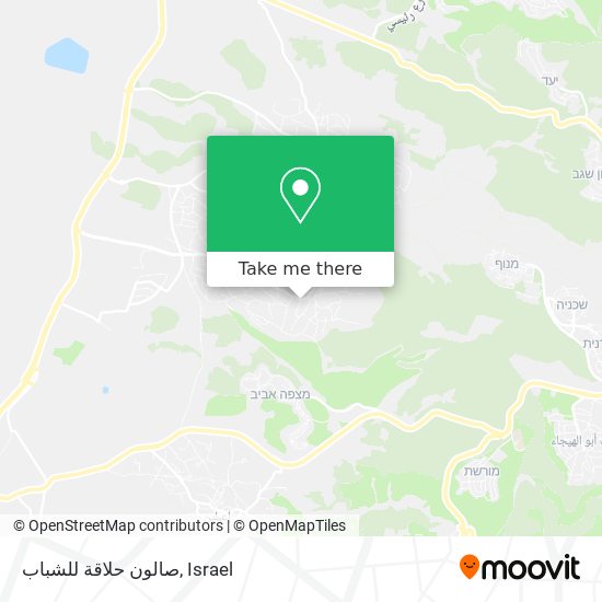 صالون حلاقة للشباب map