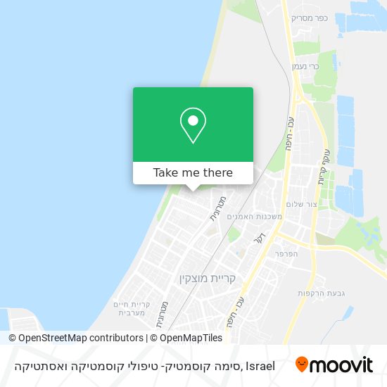 סימה קוסמטיק- טיפולי קוסמטיקה ואסתטיקה map