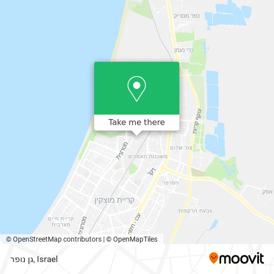 Карта גן נופר