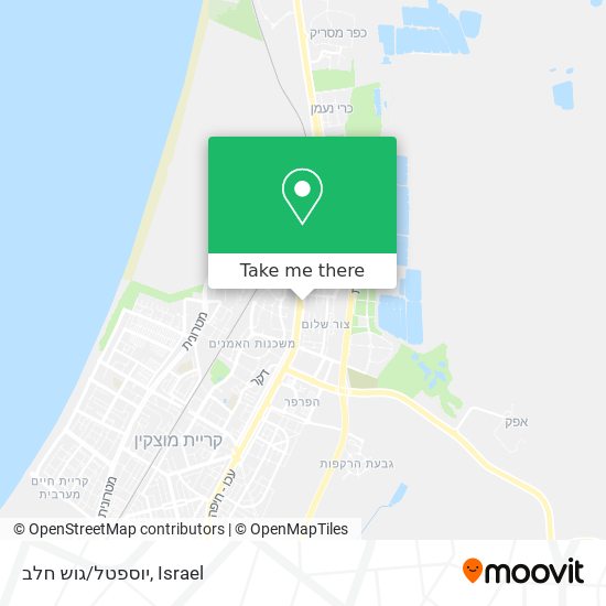 יוספטל/גוש חלב map