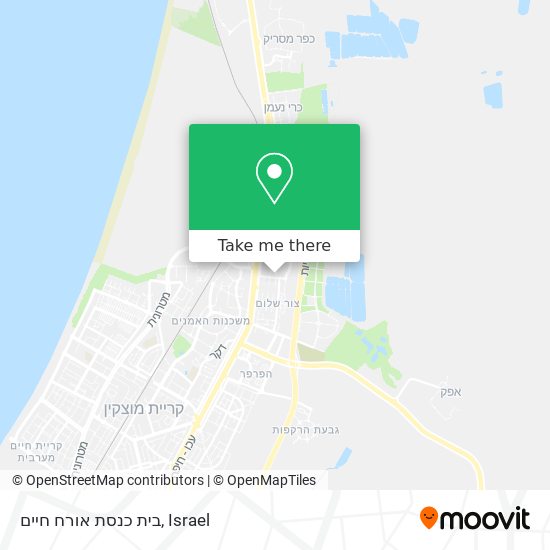 בית כנסת אורח חיים map