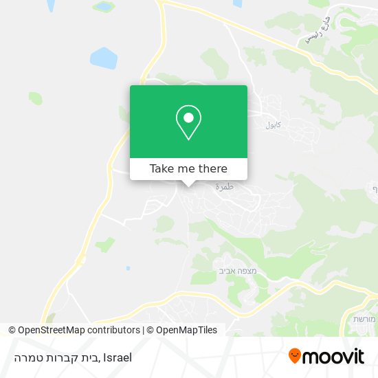 בית קברות טמרה map