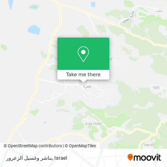 بناشر وغسيل الزعرور map