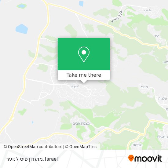 מועדון פיס לנוער map