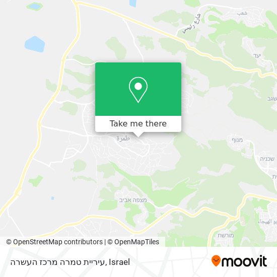 עיריית טמרה מרכז העשרה map