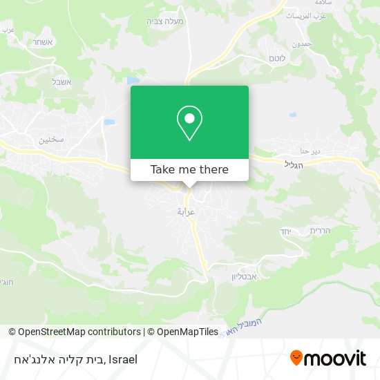 בית קליה אלנג'אח map