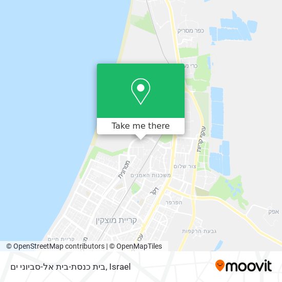 בית כנסת-בית אל-סביוני ים map