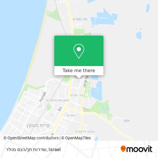 שדרות חן/הנס מולר map