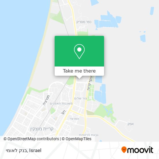 בנק לאומי map