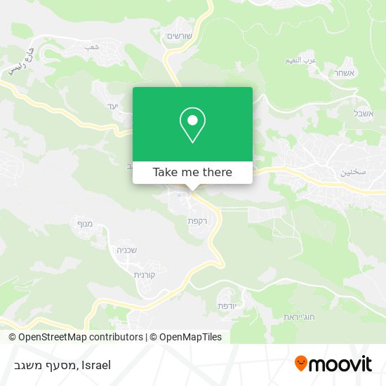 מסעף משגב map