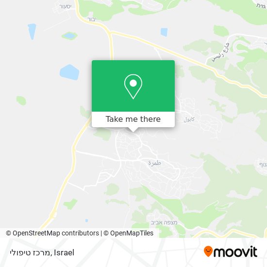 מרכז טיפולי map