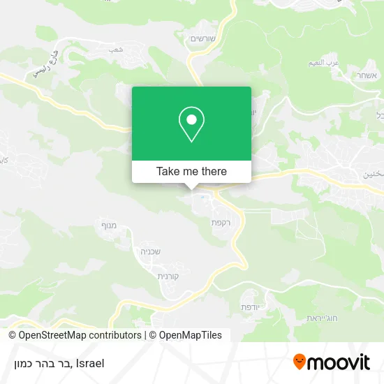 Карта בר בהר כמון