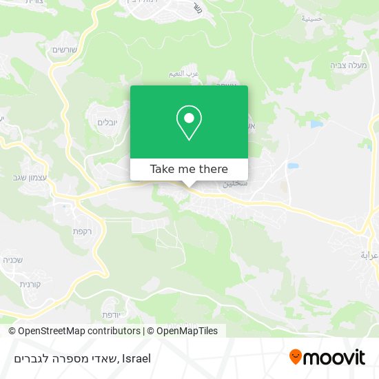 שאדי מספרה לגברים map