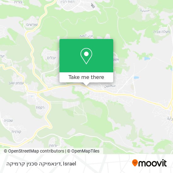 דינאמיקה סכנין קרמיקה map