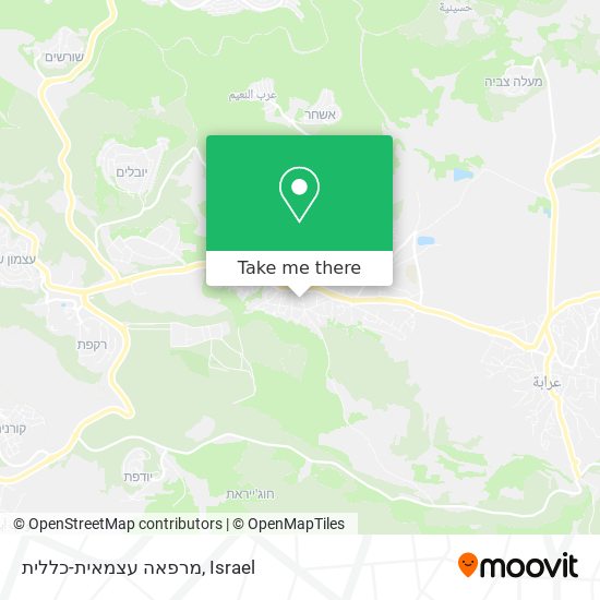 מרפאה עצמאית-כללית map