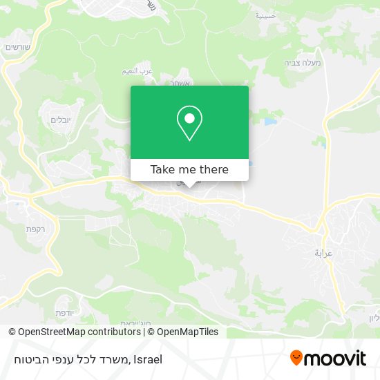 משרד לכל ענפי הביטוח map