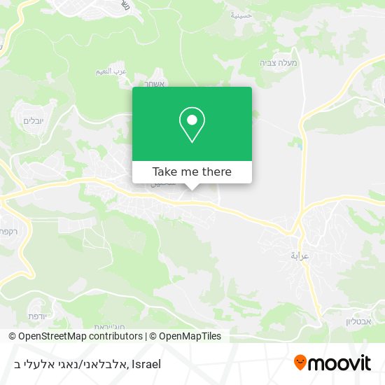 Карта אלבלאני/נאגי אלעלי ב