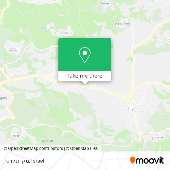 מקדונלדס map