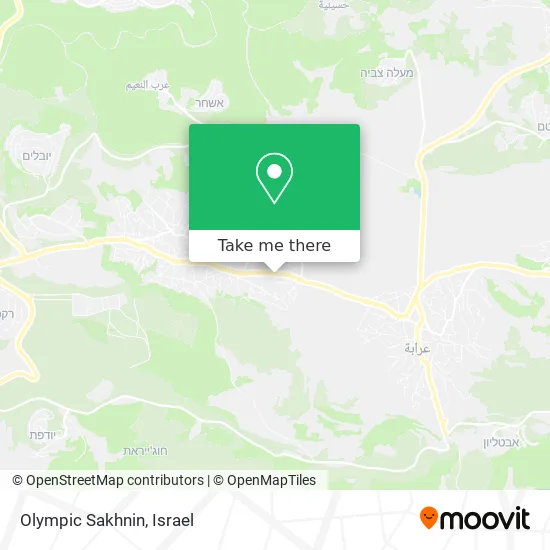 Карта Olympic Sakhnin