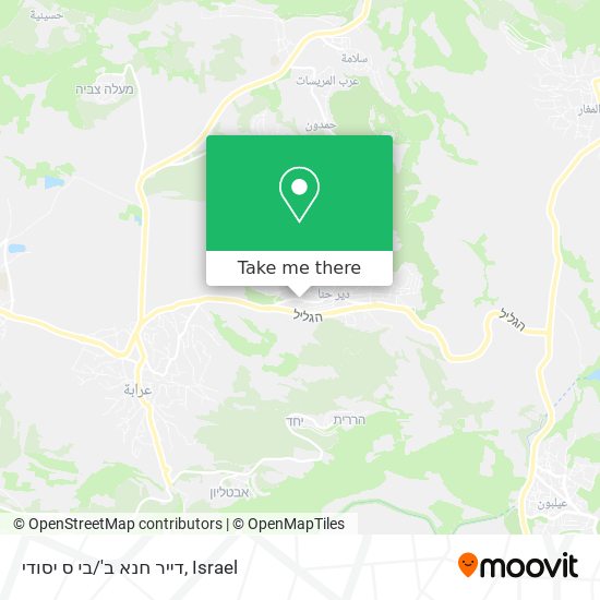 דייר חנא ב'/בי ס יסודי map