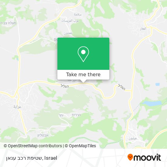 שטיפת רכב ענאן map